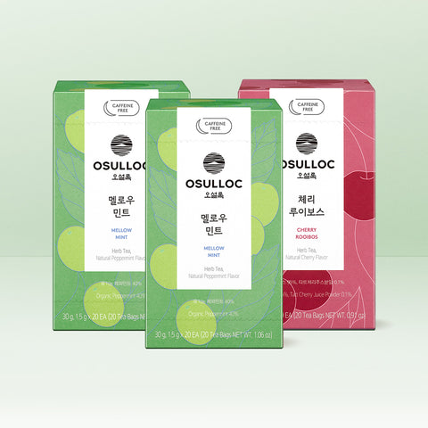 OSULLOC Decaffeinated Herbal Tea Set