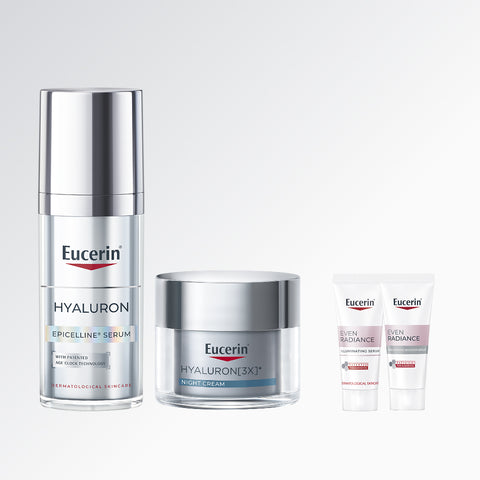 Eucerin Hyaluron Episelin Serum 30ml + Night Cream 50ml 2-Piece Set