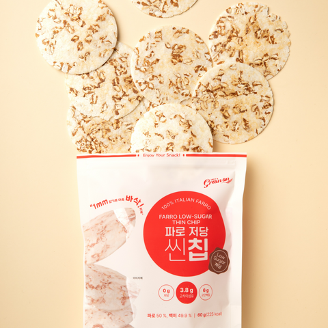 Grainon Paro Low-Sugar Thin Chips 60g (5 Pack)