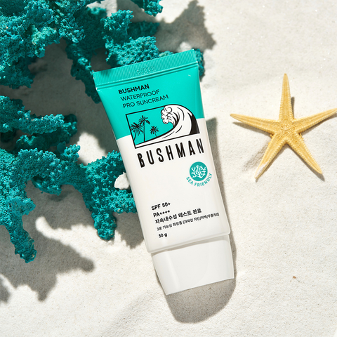 Bushman Waterproof Pro Sun Cream SPF50+ PA++++ 50ml (2pcs)
