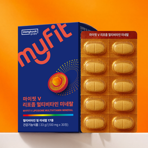 DongKook MyFit V Liposome Multivitamin & Mineral 17 30 Tablets (8 Pack)