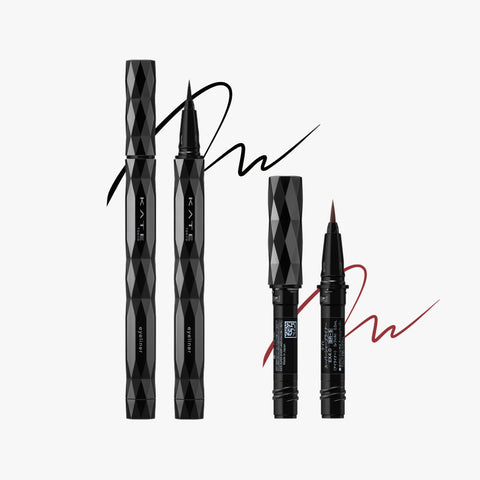 Kate Super Sharp Liner EX 4.0 Dual Brush Eyeliner (Main + Cartridge Set)