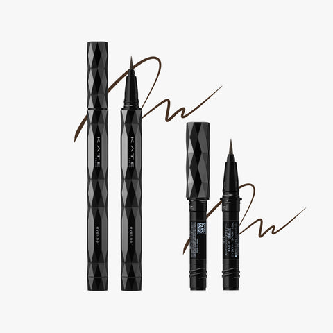 Kate Super Sharp Liner EX 4.0 Dual Brush Eyeliner (Main + Cartridge Set)
