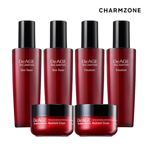 Charmzone DeAge Red Edition 6-Piece Set (Skin + Emulsion + Cream)