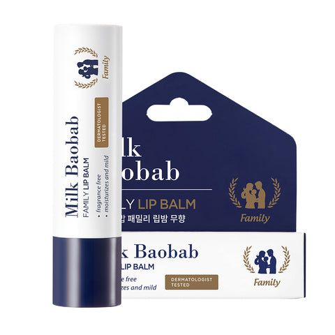 Milk Baobab Family Unscented Lip Balm 3.5g