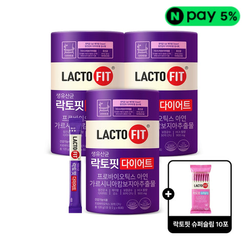 Chongkundang Health Lactofit Diet 2g x 60 Sachets (3 Pack)