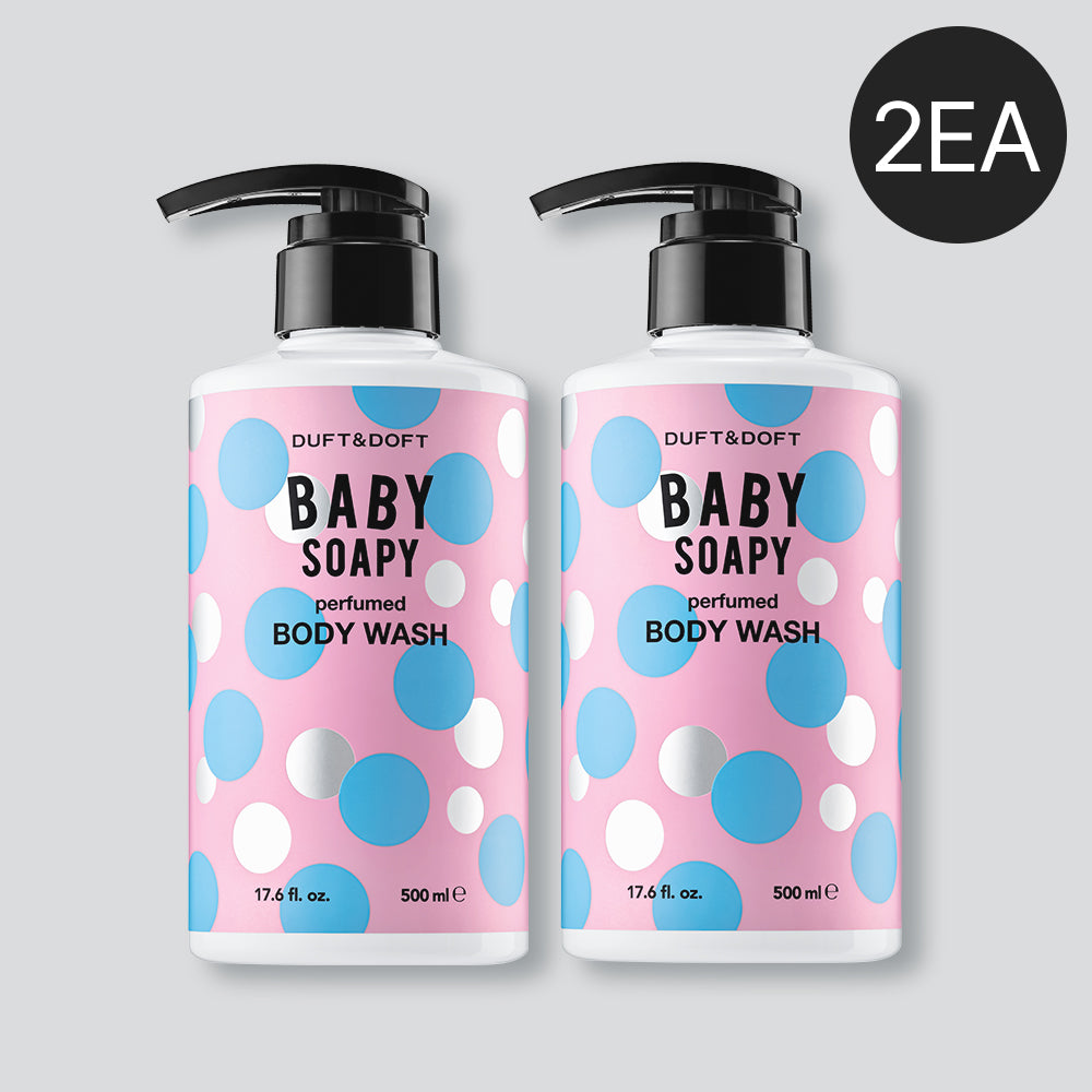Duft&Doft Baby Soapy Perfumed Body Wash 500ml (2 Pack)