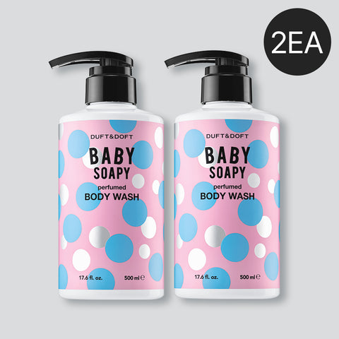 Duft&Doft Baby Soapy Perfumed Body Wash 500ml (2 Pack)