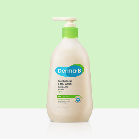Derma:B Fresh Scrub Body Wash 420ml