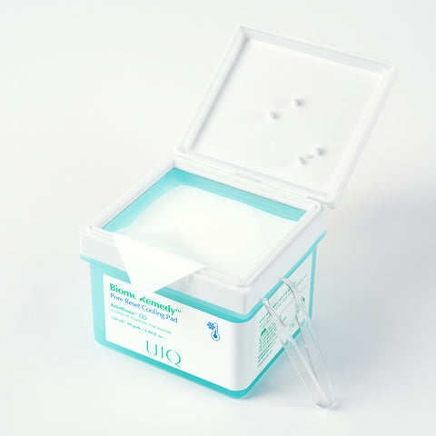 UIQ Biome Remedy Pore Reset Cooling Pads, 80 sheets x 3 (Bundle) + 3 Cooling Pad Sachets