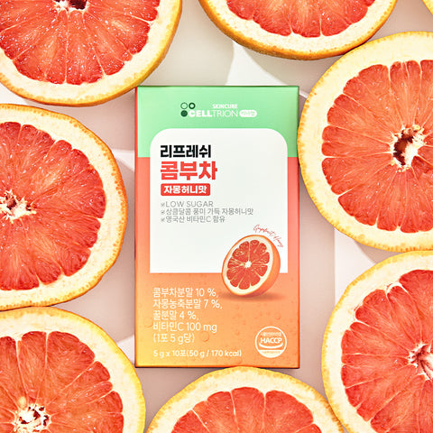 Celltrion InnerLab Refresh Kombucha Grapefruit Honey 5g 10 sachets x 6 Pack