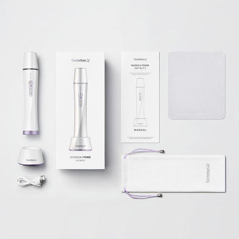 Centellian24 Madeca Prime Infinity White Set - Boosting Ampoule 30ml (2pc) + Tone Brightening Formula 10-sheet + Boosting Shot Gel 150ml (3pc) + 6 Sachets