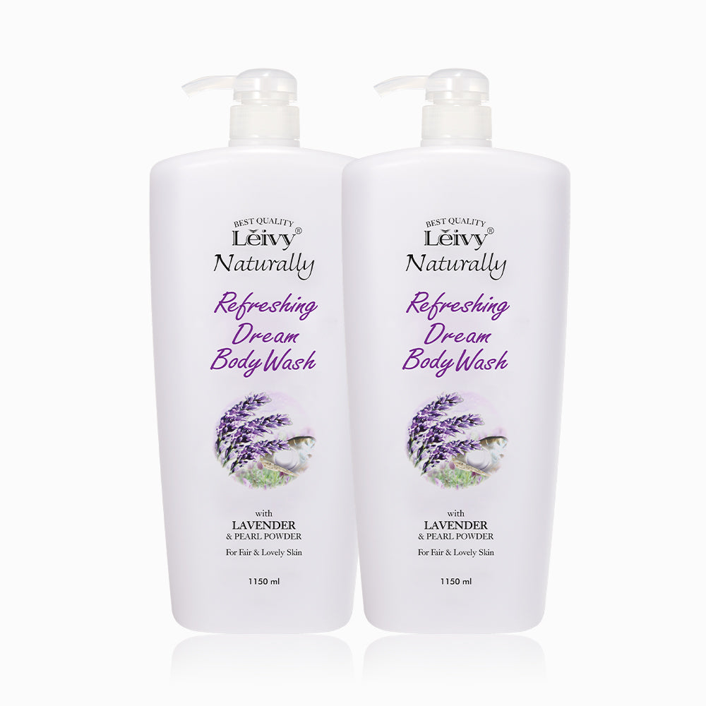 Leivy Body Wash Lavender 1.15L (2 Pack)