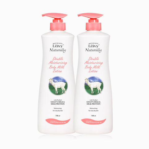 Leivy Goat Milk Body Lotion 750ml x 2
