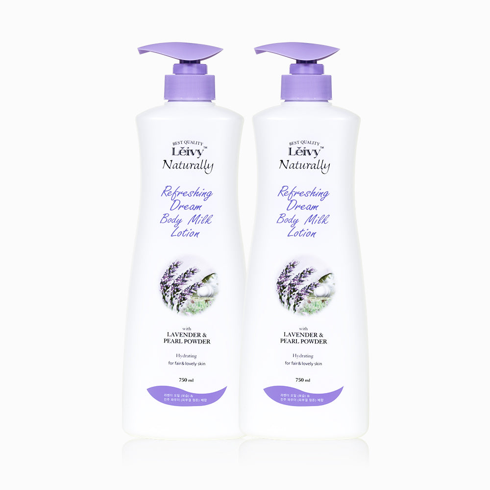 Leivy Body Lotion Lavender 750ml (2 Pack)