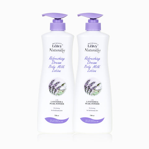 Leivy Body Lotion Lavender 750ml (2 Pack)
