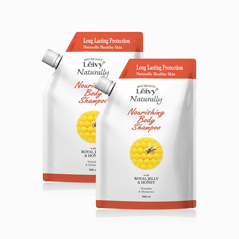 Leivy Body Wash Refill Royal Jelly 900 ml x 2