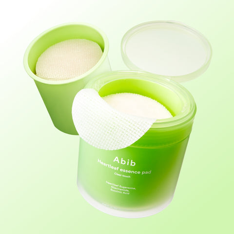 Abib Houttuynia Cordata Trace Essence Pad Clear Touch (140 Pads, Main + Refill)