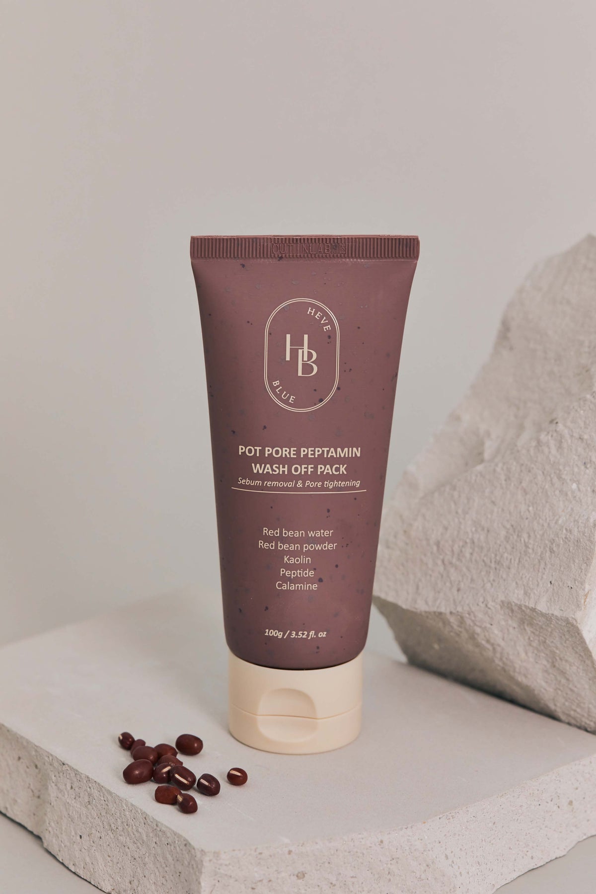 Heveblue Red Bean Pore Peptamin Wash-Off Pack
