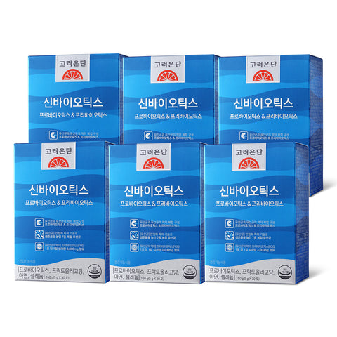 Koreaeundan Shinbiotics Probiotics & Prebiotics 5g x 30 Sachets (6 Pack)