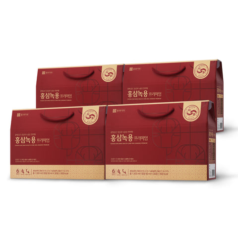 Chongkundang Health Red Ginseng & Deer Antler Premium 30 Sachets (3+1 Set)
