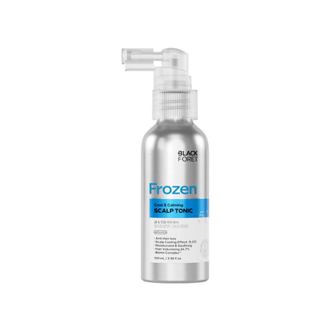 Black Foret Hair Loss Tonic Scalp Cool & Calming Mild Acidic 100ml + Cool & Deep Clean Hair Loss Shampoo 250ml