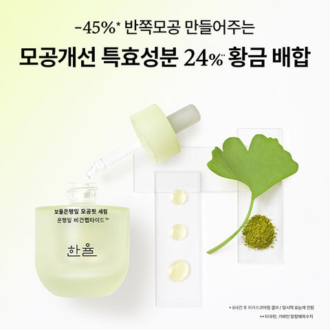 Hanyul Ginkgo Leaf Pore Fit Serum 40ml + Refill Double Pack
