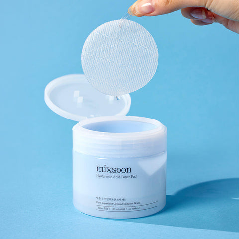 Mixsoon Hyaluronic Acid Toner Pads 80 Sheets 25ml (2 Pack)