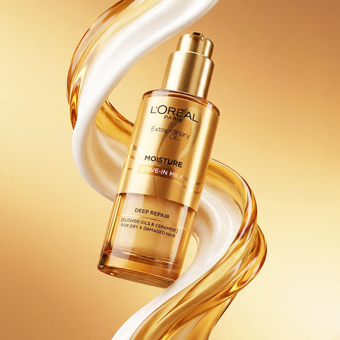 L'Oreal Paris NEW Extraordinary Oil Heat-Protecting Hair Milk 90ml
