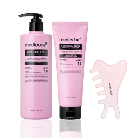 Medicube Rosemary PDRN Hair Loss Relief 2-Piece Set (Shampoo 400ml + Conditioner 250ml)