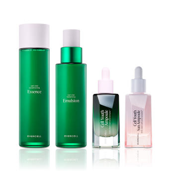 Evercell Anti-Aging Special 4-Piece Set (Essence Emulsion Ampoule Sun Ampoule)
