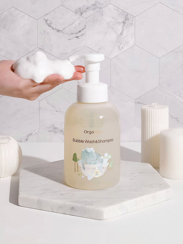 Orgabebe Baby Creamy Lotion & Bubble Wash Shampoo All-in-One Gift Set