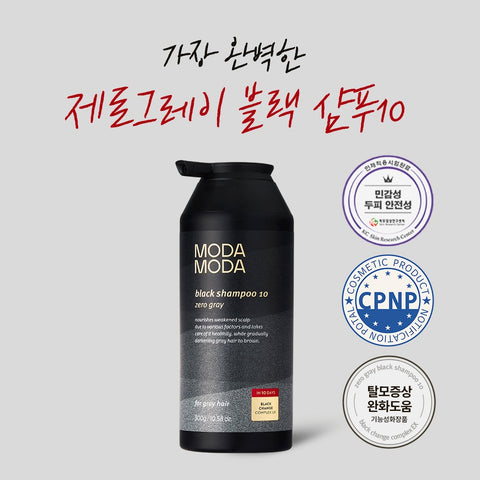 MODAMODA Zero Gray Black Shampoo 10 300g
