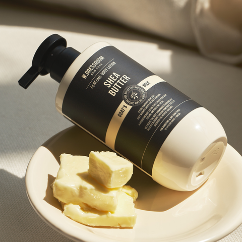 W.Dressroom Shea Butter & Goat Milk Body Wash 300g + Body Lotion 300ml (1+1 Set)