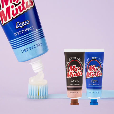Clio My Mintis Odor Care Toothpaste 4-Variant Set 70g (2 Sets)