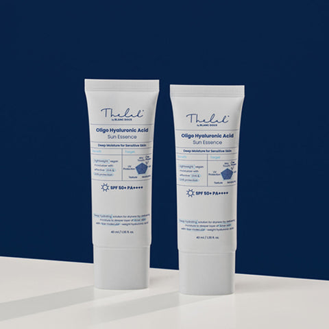 THE LAB by blanc doux Low?Molecular Hyaluronic Acid Sun Essence 40ml (2 Pack)