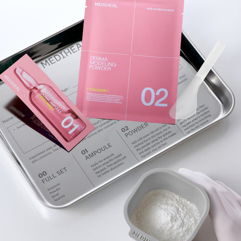 Mediheal Derma Modeling Pack [Collagen Firming] 5-Use Set (Ampoule 2ml / Powder 28g)
