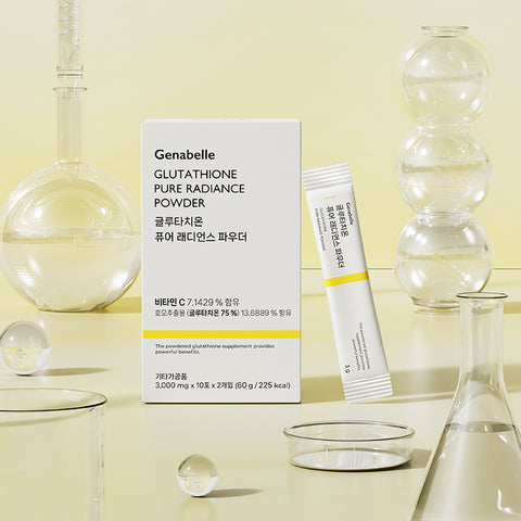 Genabelle Pure Radiance Oral Glutathione Vitamin C Collagen Powder 20Sachets