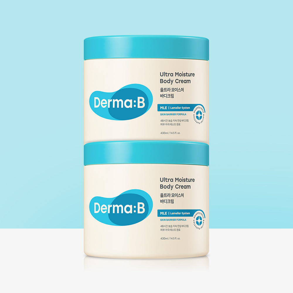 Derma:B Ultra Moisture Body Cream 430ml (2 Pack)