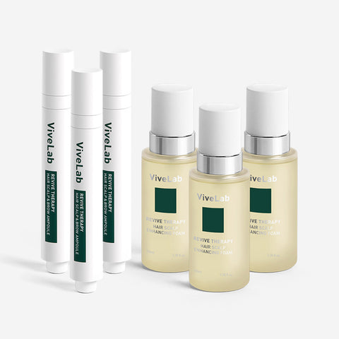 Vivelab Scalp Ampoule x3 + Enhancing Foam x3 (Set)