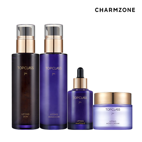Charmzone Top Class Lifting 4-Piece Set (Skin + Emulsion + Moist Cream + Ampoule)