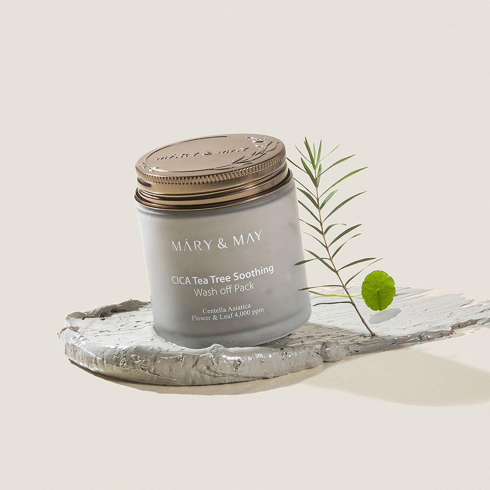 Mary&May Vegan Cica Tea Tree Soothing Wash-Off Pack 125ml