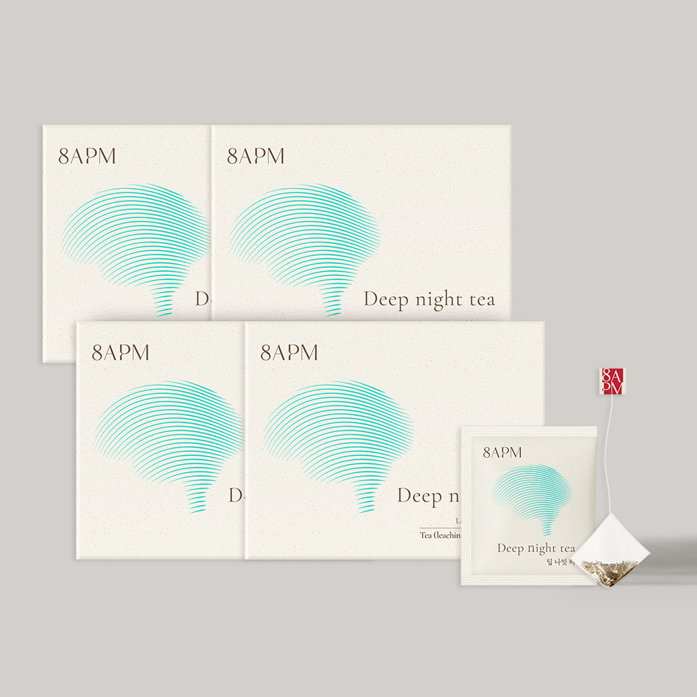 8APM Deep Night Tea 1.5g x 20 Sachets x 4 Boxes Organic Heukharang Lettuce Tea Bags
