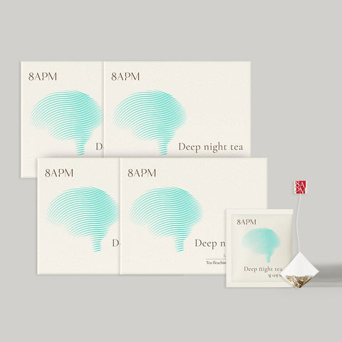8APM Deep Night Tea 1.5g x 20 Sachets x 4 Boxes Organic Heukharang Lettuce Tea Bags