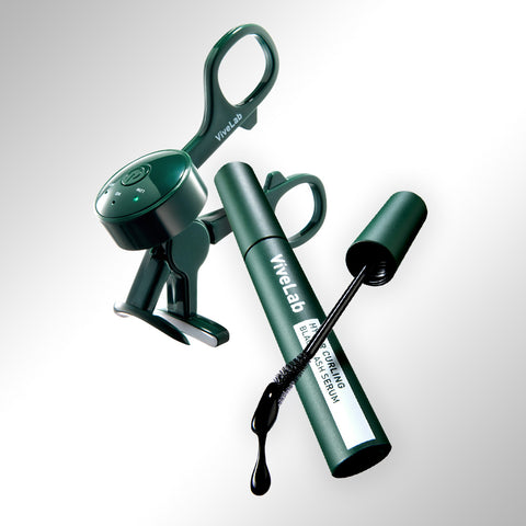 Vivelab Hyper Curling Heating Eyelash Curler + Black Lash Serum