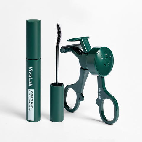 Vivelab Hyper Curling Heating Eyelash Curler + Black Lash Serum