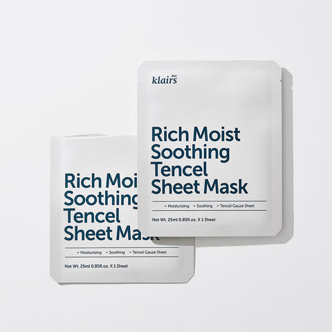 Dear Klairs Rich Moist Soothing Tencel Sheet Mask 25ml