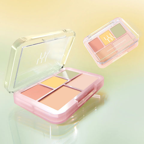 Luna Conceal Blender Palette 6g + Dual Brush