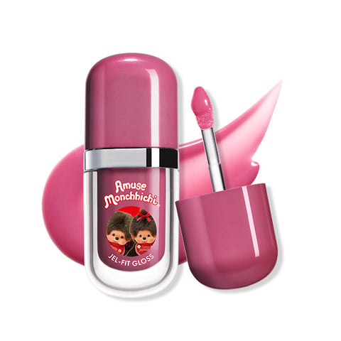 Amuse Gel Fit Gloss 3.8g (Monchhichi Limited Edition)