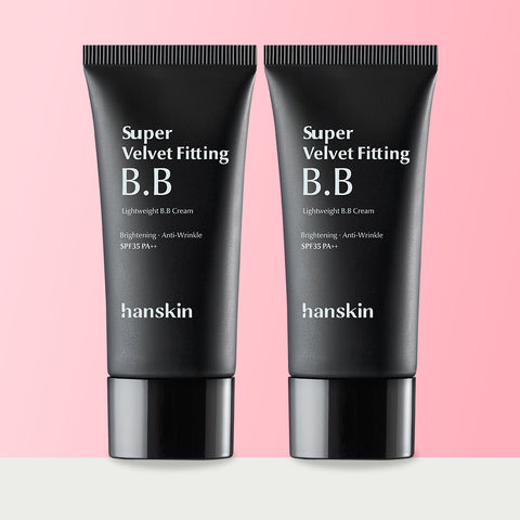 Hanskin Super Velvet Fitting BB Cream 30g (2 pack)
